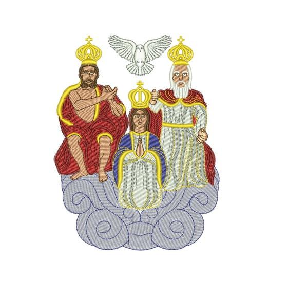 Matriz de Bordado Divino Pai Eterno 02