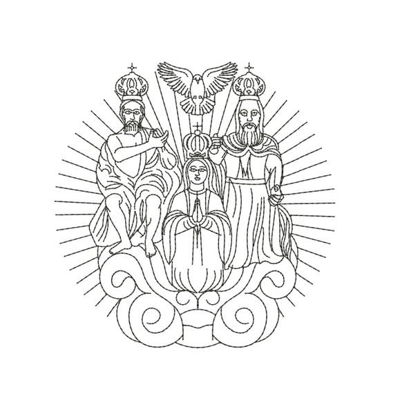 Matriz de Bordado Divino Pai Eterno 03
