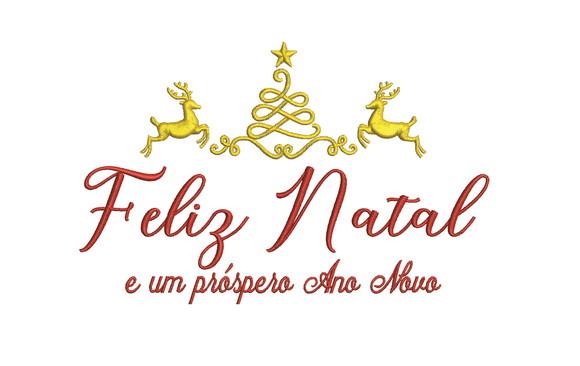 Matriz de Bordado Feliz Natal 03