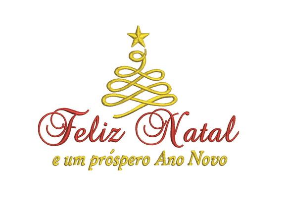 Matriz de Bordado Feliz Natal 04