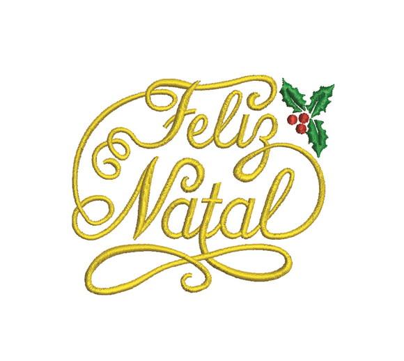 Matriz de Bordado Feliz Natal 06