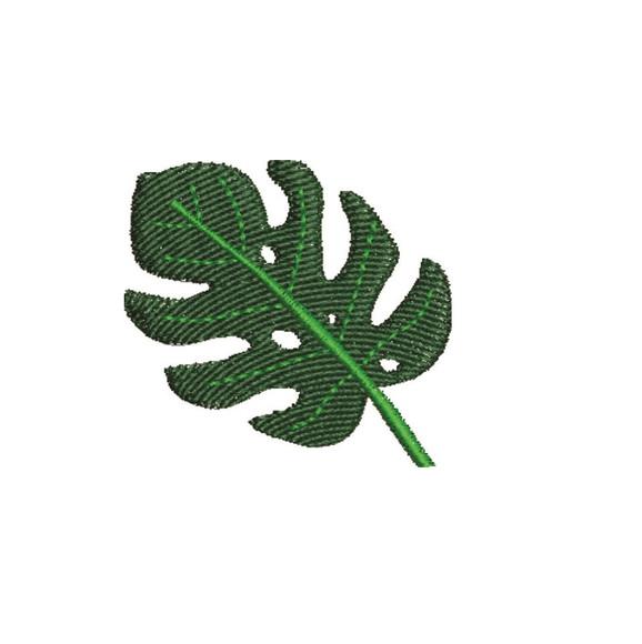 Matriz de Bordado Folha Costela de Adão_01 Monstera