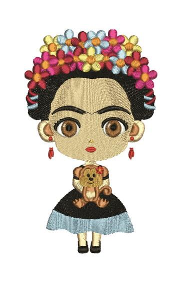 Matriz de Bordado Frida_05 Animada