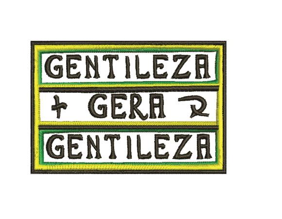 Matriz de Bordado Gentileza Gera Gentileza