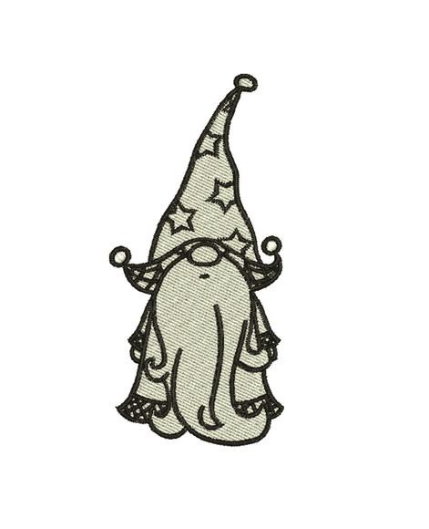 Matriz de Bordado Gnomo Duende