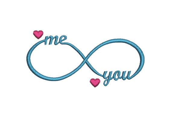 Matriz de Bordado Infinito Me and You