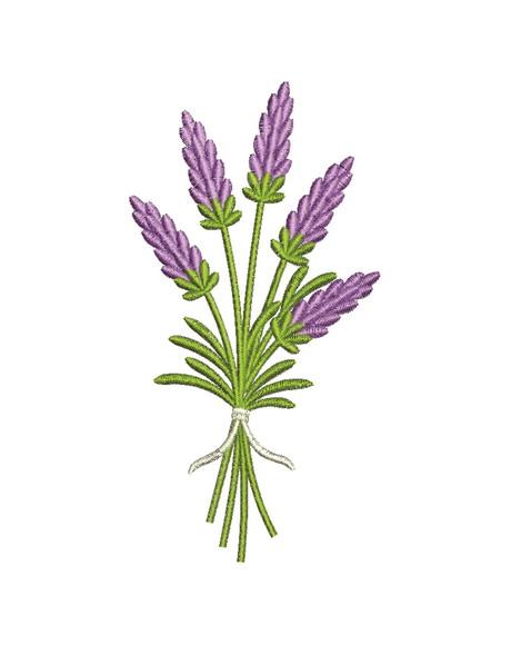 Matriz de Bordado Lavanda 04
