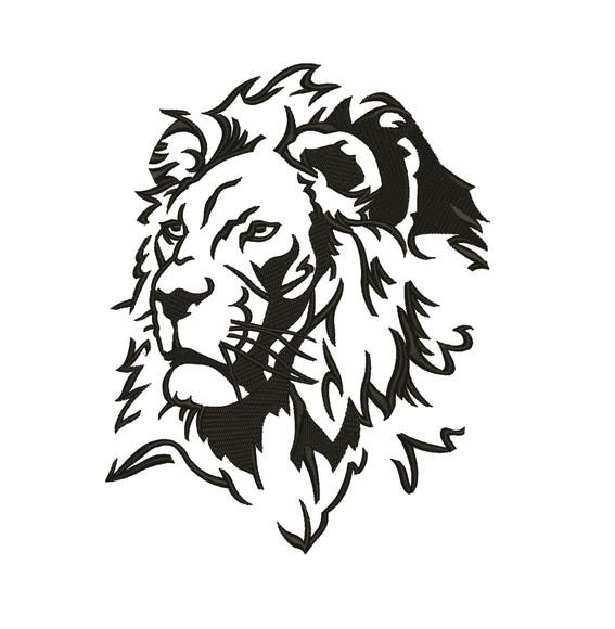 Matriz de Bordado Leão 02