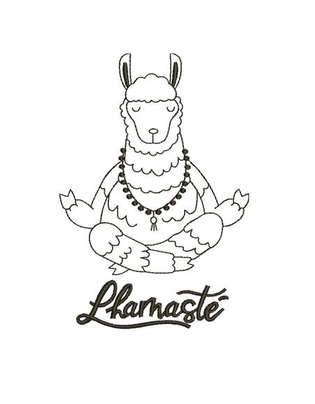 Matriz de Bordado Lhama 05 Lhamasté