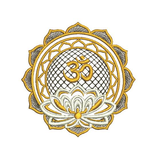 Matriz de Bordado Lotus Mandala
