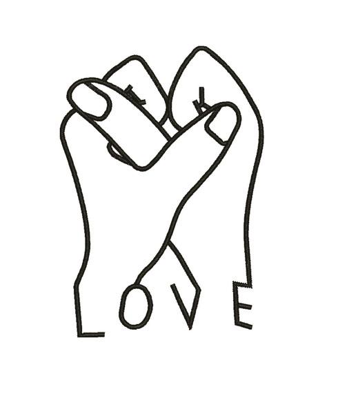 Matriz de Bordado Love 15