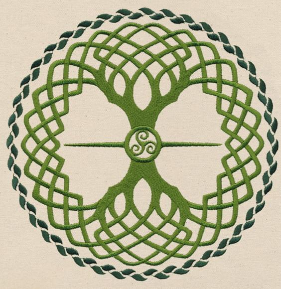 Matriz de Bordado Mandala 02 Arvore