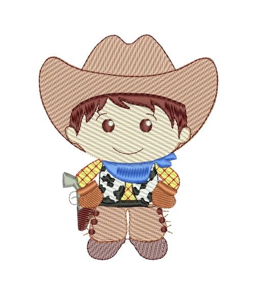 Matriz de Bordado Menino Cowboy