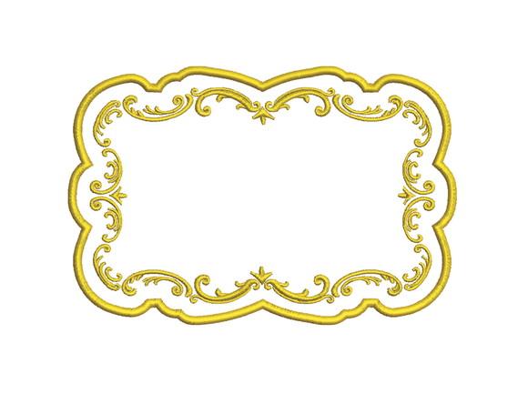 Matriz de Bordado Moldura 03