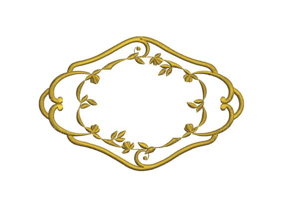 Matriz de Bordado Moldura 09