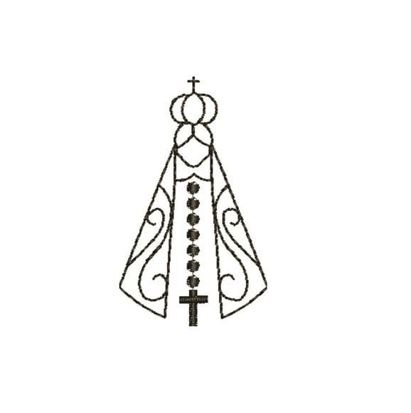 Matriz de Bordado Nossa Senhora Aparecida 01