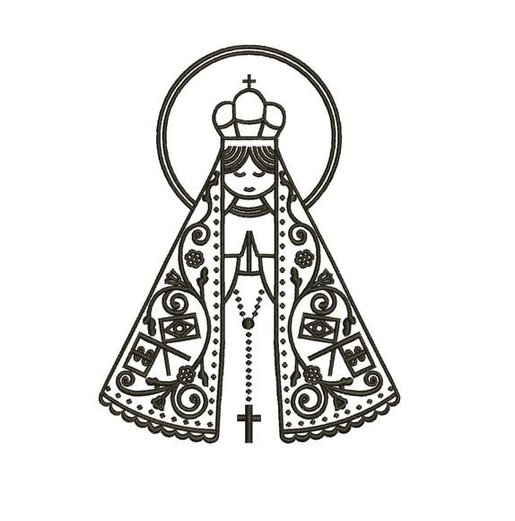 Matriz de Bordado Nossa Senhora Aparecida 02