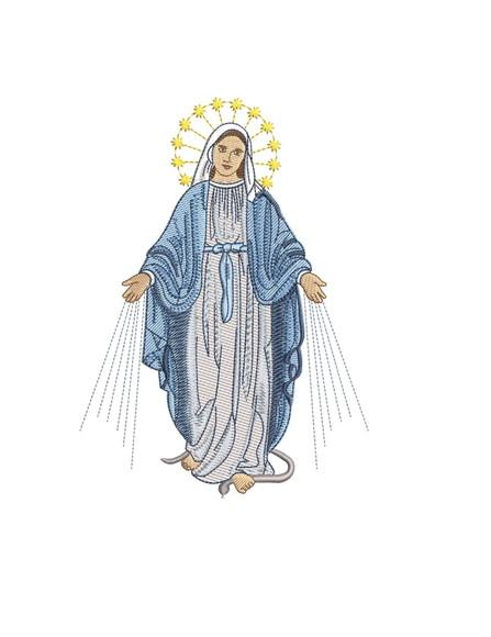 Matriz de Bordado Nossa Senhora da Medalha Milagrosa