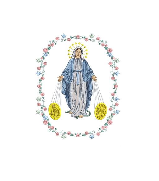 Matriz de Bordado Nossa Senhora das Graças 02
