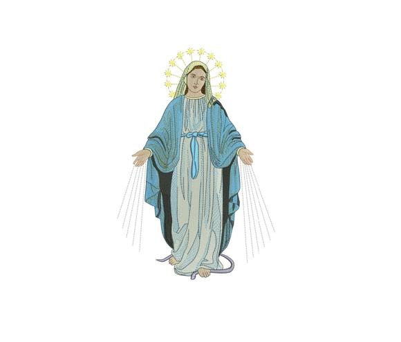 Matriz de Bordado Nossa Senhora das Graças 05