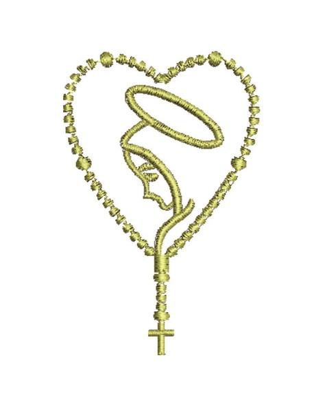 Matriz de Bordado Nossa Senhora de Fatima 05