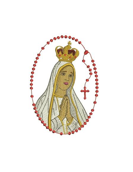 Matriz de Bordado Nossa Senhora de Fatima 01