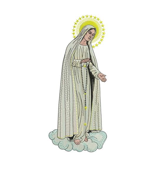 Matriz de Bordado Nossa Senhora de Fatima 08