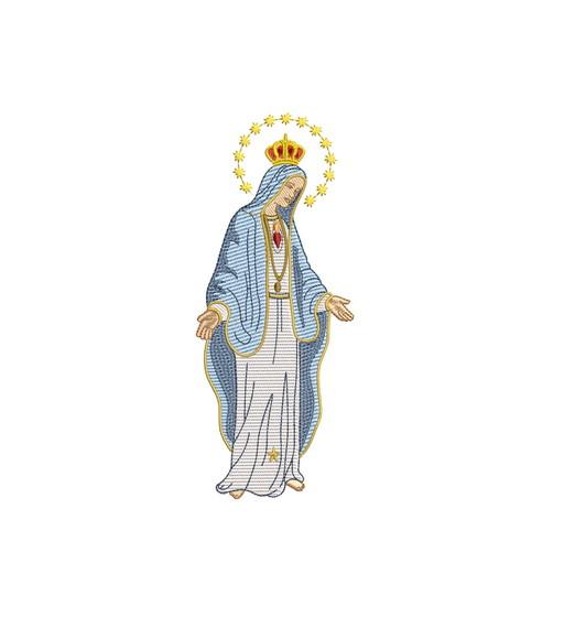 Matriz de Bordado Nossa Senhora de Fatima 09