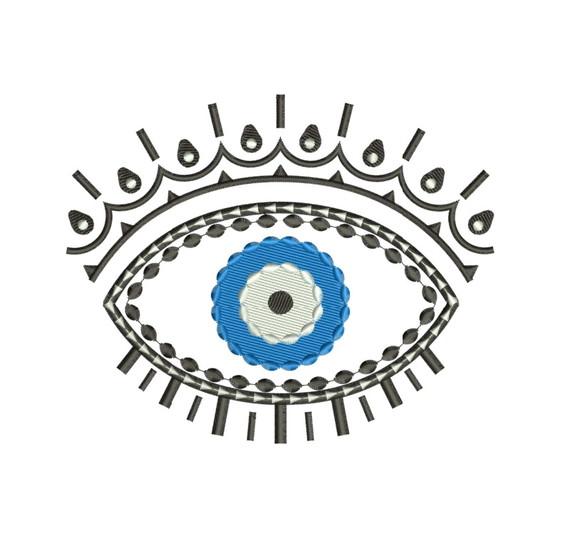 Matriz de Bordado Olho Grego 05