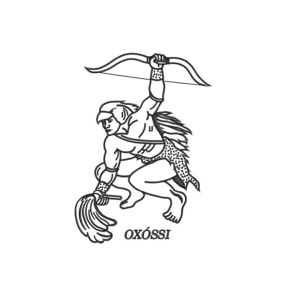 Matriz de Bordado Orixá Oxóssi