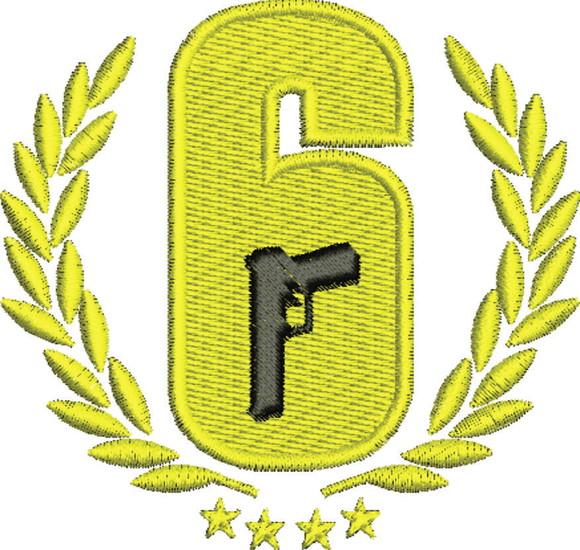 Matriz de Bordado Rainbow Six