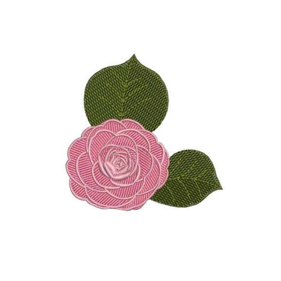 Matriz de Bordado Rosa 04