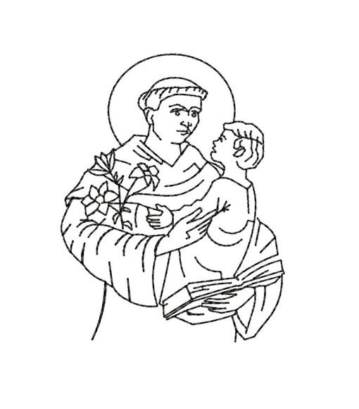 Matriz De Bordado Santo Antônio 02