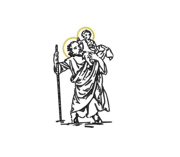 Matriz de Bordado São Cristóvão 02