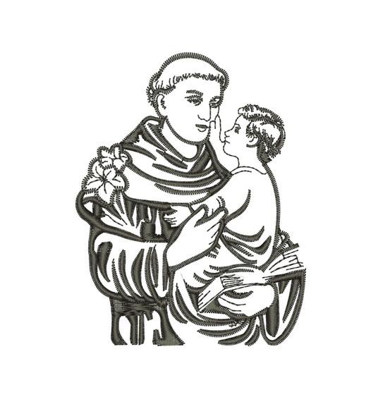 Matriz de Bordado Santo Antônio 01