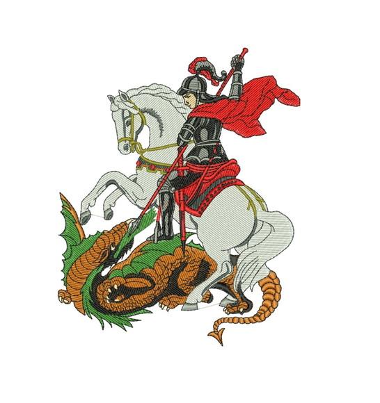 Matriz de Bordado São Jorge 01