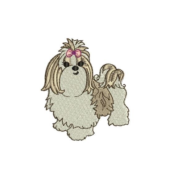 Matriz de Bordado Shih-tzu 01