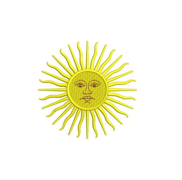 Matriz de Bordado Sol de Maio 02