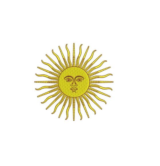 Matriz de Bordado Sol de Maio 01