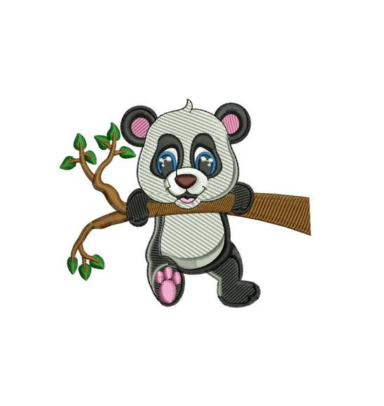 Matriz de Bordado Urso Panda 01