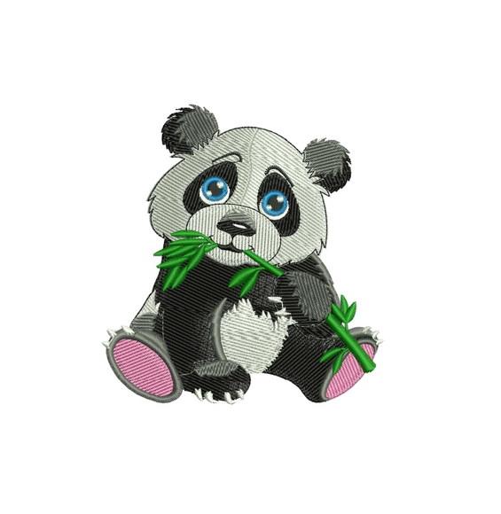 Matriz de Bordado Urso Panda 02