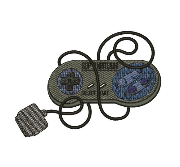 Matriz de Bordado Video Game Controle Super Nintendo