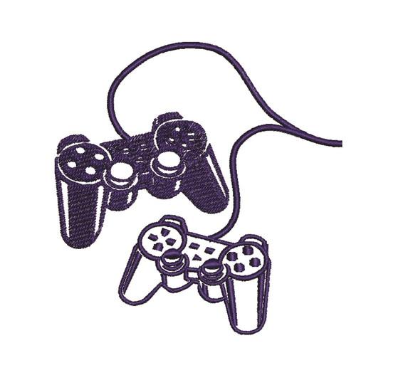 Matriz de Bordado Video Game Controles Playstation