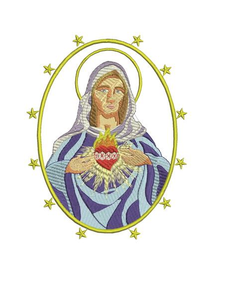 Matriz de Bordado Virgem Maria_01 20x16