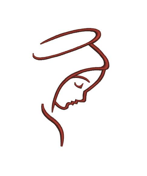 Matriz de Bordado Virgem Maria_02