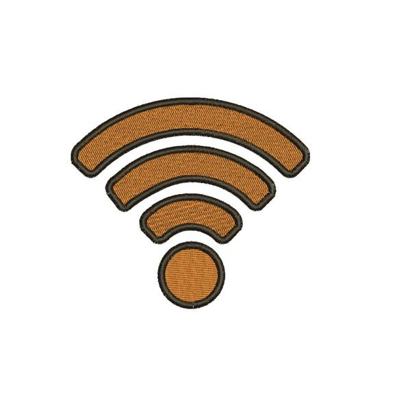 Matriz de Bordado Wifi Logo