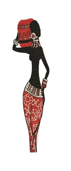 Matriz de Bordado Africana 06