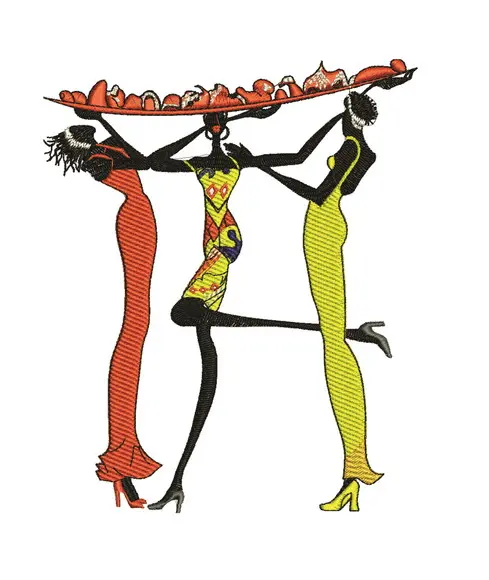 Matriz de Bordado Africana 05