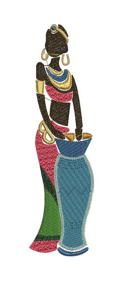 Matriz de Bordado Africana 12