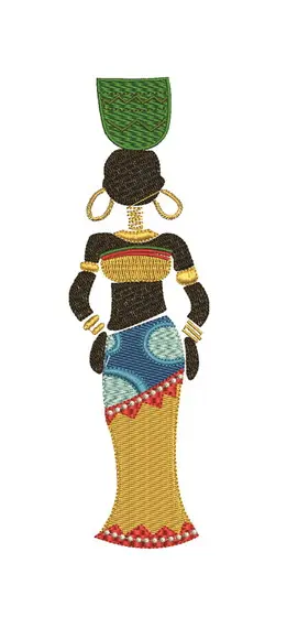 Matriz de Bordado Africana 11